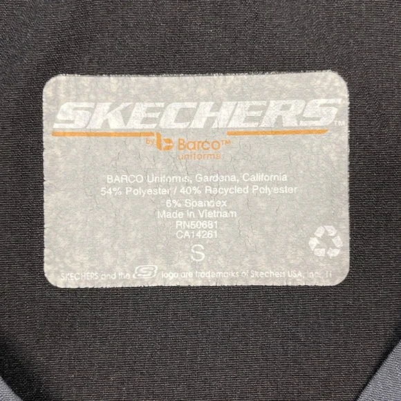 Skechers by Barco Scrub Set Women Gray Black Navy 3 Piece Bundle V-Neck Jogger S - Picture 4 of 16